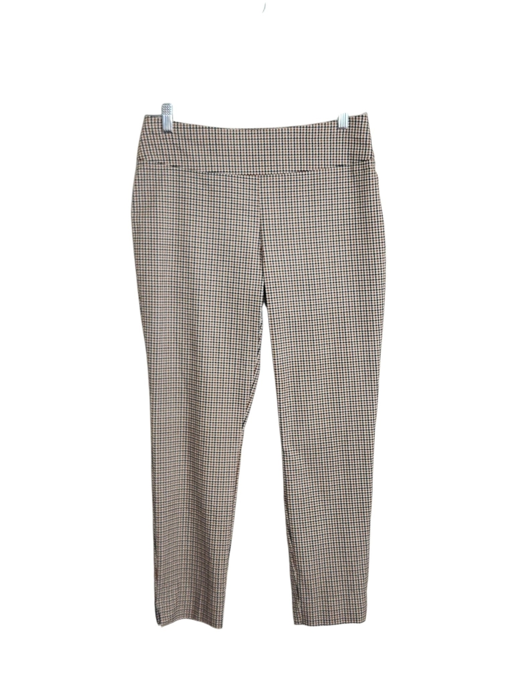 Cooper and Ella Brown and Black Plaid Slim Ankle Pants Size 8